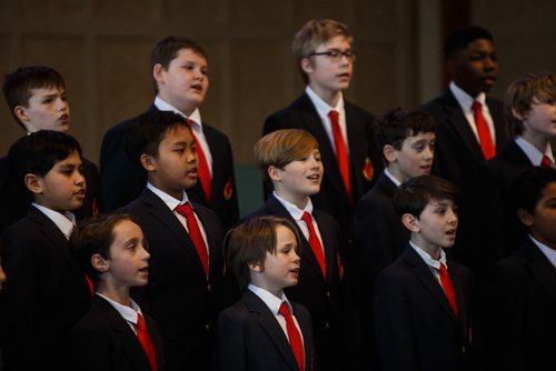 MIKE DEAL / WINNIPEG FREE PRESS
Members of the Winnipeg Boys' Choir perform And God Shall Wipe Away All Tears by Eleanor Daley in the Children's Choir, Own Choice, Boys, 12 years and under class at the Wentworth United Church during the 99th annual Winnipeg Music Festival which goes until March 19th.
170312 - Sunday, March 12, 2017.