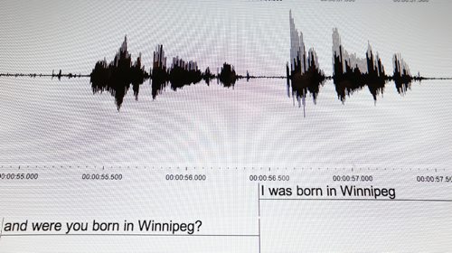 WAYNE GLOWACKI / WINNIPEG FREE PRESS

49.8  Transcribing an audio interview  in the  the U of M language lab.  Melissa Martin story    March 23    2017