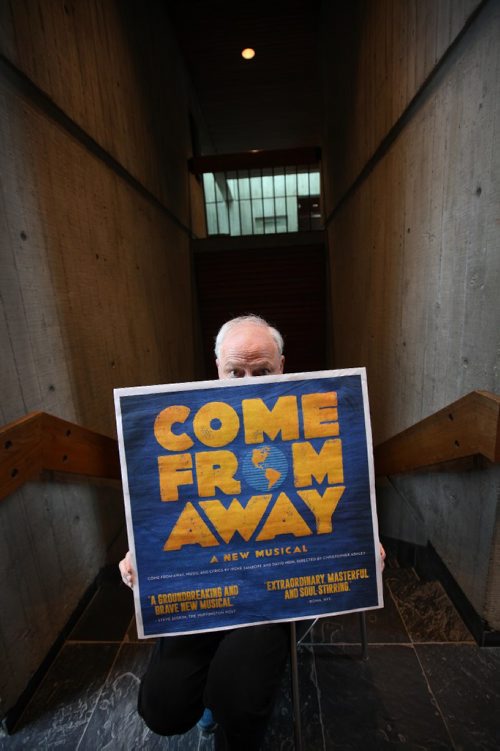 RUTH BONNEVILLE  / WINNIPEG FREE PRESS

ENT: MTC Artistic director Steven Schipper  with script from - Come From Away, a hit Broadway play about air passengers who were stranded in Gander, Nfld., when planes were grounded in the wake of the 9/11 attacks on New York and Washington. Royal MTC has landed the play for its 2017-18 season, after a couple of years of negotiation. For Monday's paper.

See Randall King's story.  

March 24, 2017