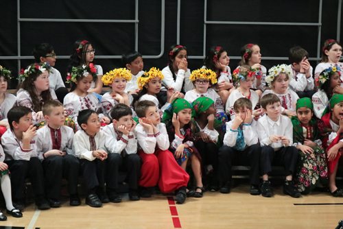 Canstar Community News Immaculate Heart of Mary students at the schools Ukrainian Week concer on Mar. 23, 2017.