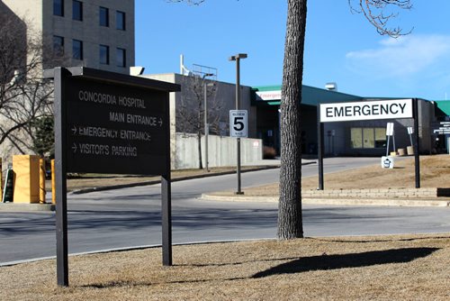 RUTH BONNEVILLE  / WINNIPEG FREE PRESS

Outside mug shots of Concordia Hospital and its Emergency.  For story on health care funding.  

April 06, 2017