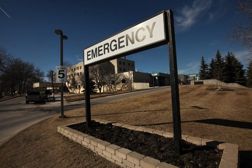 RUTH BONNEVILLE  / WINNIPEG FREE PRESS

Outside mug shots of Concordia Hospital and its Emergency.  For story on health care funding.  

April 06, 2017