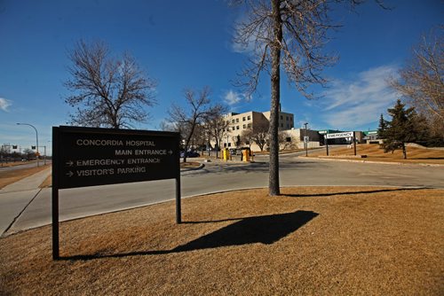 RUTH BONNEVILLE  / WINNIPEG FREE PRESS

Outside mug shots of Concordia Hospital and its Emergency.  For story on health care funding.  

April 06, 2017