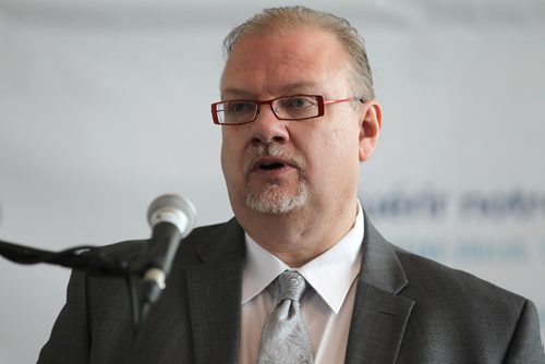 RUTH / BONNEVILLE WINNIPEG FREE PRESS

Kelvin Goertzen, Minister of Health, answers questions from the media during press conference at Asper Cardiac Institute, St. Boniface Hospital Campus Friday morning. 

April 7, 2017