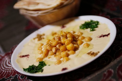 JOHN WOODS / WINNIPEG FREE PRESS
Hummus photographed at Arabesque Hookah Cafe and Restaurant in Winnipeg Sunday, April 9, 2017.