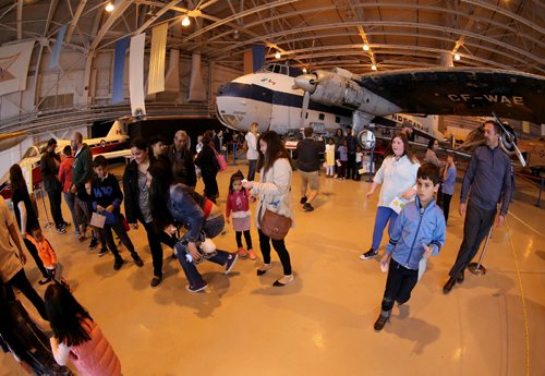 TREVOR HAGAN / WINNIPEG FREE PRESS
Easter Egg hunt at the Royal Aviation Museum of Western Canada, Sunday, April 16, 2017.
