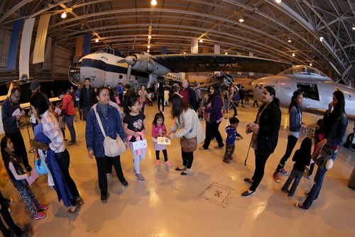 TREVOR HAGAN / WINNIPEG FREE PRESS
Easter Egg hunt at the Royal Aviation Museum of Western Canada, Sunday, April 16, 2017.
