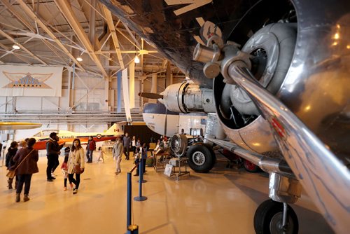 TREVOR HAGAN / WINNIPEG FREE PRESS
Easter Egg hunt at the Royal Aviation Museum of Western Canada, Sunday, April 16, 2017.
