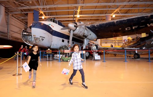 TREVOR HAGAN / WINNIPEG FREE PRESS
Easter Egg hunt at the Royal Aviation Museum of Western Canada, Sunday, April 16, 2017.
