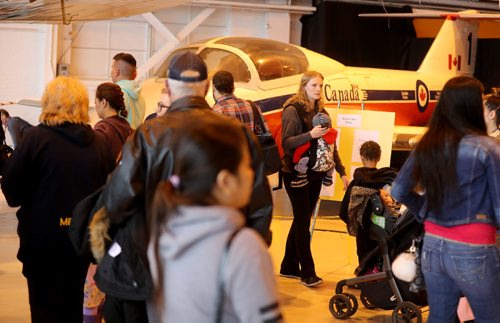 TREVOR HAGAN / WINNIPEG FREE PRESS
Easter Egg hunt at the Royal Aviation Museum of Western Canada, Sunday, April 16, 2017.
