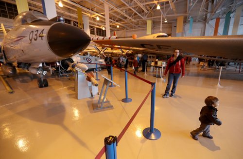 TREVOR HAGAN / WINNIPEG FREE PRESS
Easter Egg hunt at the Royal Aviation Museum of Western Canada, Sunday, April 16, 2017.
