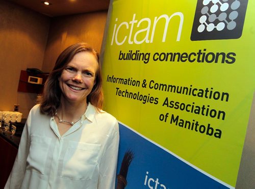 BORIS MINKEVICH / WINNIPEG FREE PRESS
Janet Bannister, founder of Kijiji poses for a photo at the RBC Convention Centre. She is in Winnipeg speaking at an event tonight for the Information and Communications Technology Association of Manitoba (ICTAM). She is Canadian and from Toronto. Martin Cash story. April 18, 2017