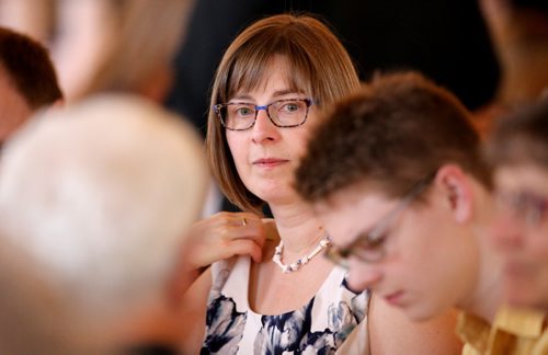 TREVOR HAGAN / WINNIPEG FREE PRESS
Angeline Schellenberg at the Manitoba Book Awards, Saturday, April 22, 2017.