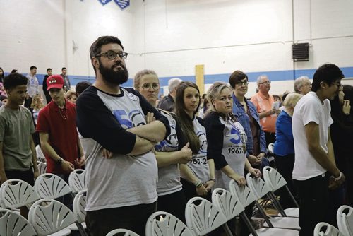 Canstar Community News April 20, 2017 - Former R.B. Russell Vocational High School students at the schools 50th anniversary assembly. (LIGIA BRAIDOTTI/CANSTAR COMMUNITY NEWS/TIMES)