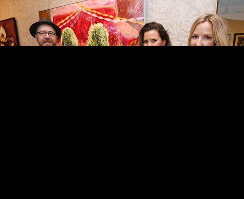 JASON HALSTEAD / WINNIPEG FREE PRESS

L-R: Ace Burpee (103.1 Virgin Radio host and floral interpreter), Chandra Krenski (floral interpreter and Third & Bird) and Charla Smeall (Third & Bird) at the Art In Bloom show opening on April 20, 2017 at the Winnipeg Art Gallery at the Art In Bloom show opening on April 20, 2017 at the Winnipeg Art Gallery. (See Social Page)