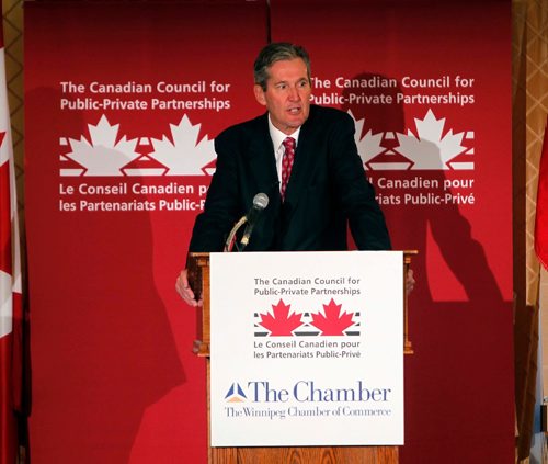 BORIS MINKEVICH / WINNIPEG FREE PRESS
Premier Brian Pallister gave the keynote address at a conference at the Fort Garry Hotel hosted by The Canadian Council for Public-Private Partnerships, (CCPPP) and The Winnipeg Chamber of Commerce. May 2, 2017