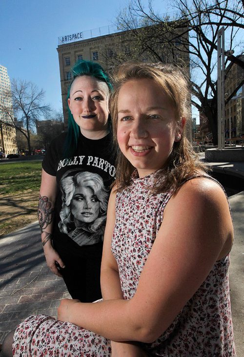 PHIL HOSSACK / WINNIPEG FREE PRESS  -  Left to Right, Lindsay Brown, 33, and Rebecca Ward, 23, are volunteers with Bar None Winnipeg, a prison ride share program. They both volunteer their time driving clients to correctional institutions in Manitoba, so that the clients can visit their loved ones who are in prison. -  May 5, 2017