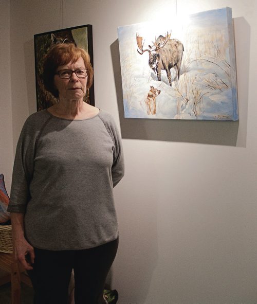 Canstar Community News Judy Sutton is one of the artists featured in the East St. Paul Studio Tour & Sale on June 4 and 5. (SHELDON BIRNIE/CANSTAR/THE HERALD)