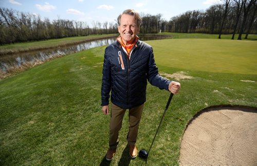 TREVOR HAGAN / WINNIPEG FREE PRESS
Larry Robinson, golf pro at Bridges Golf Course in Starbuck, Thursday, May 11, 2017.