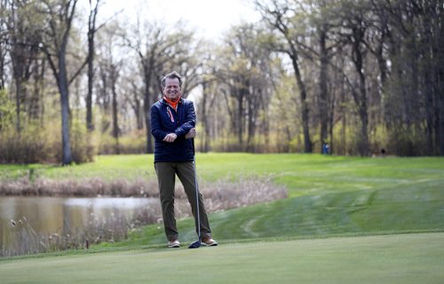 TREVOR HAGAN / WINNIPEG FREE PRESS
Larry Robinson, golf pro at Bridges Golf Course in Starbuck, Thursday, May 11, 2017.