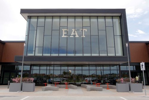 BORIS MINKEVICH / WINNIPEG FREE PRESS
RESTO -  The food court at Outlet Collection Winnipeg. View from outside. ALSION GILLMOR STORY. May 15, 2017