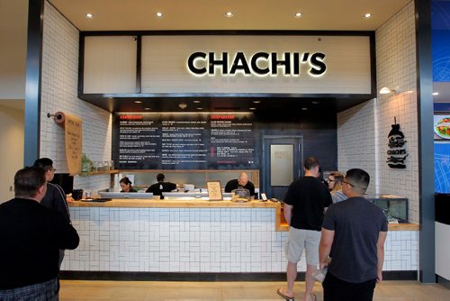 BORIS MINKEVICH / WINNIPEG FREE PRESS
RESTO -  The food court at Outlet Collection Winnipeg. Chachi's is a sandwich place. ALSION GILLMOR STORY. May 15, 2017