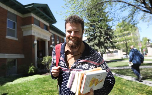 RUTH BONNEVILLE /  WINNIPEG FREE PRESS


Garrett, 31, volunteers his time with the Home Service program at the Winnipeg Public Library. As a Home Service volunteer, Garrett delivers and returns books to/for people who are not physically able to make it to the library themselves.

Aaron Epp
Volunteers columnist, Winnipeg Free Press

May 18, 2017