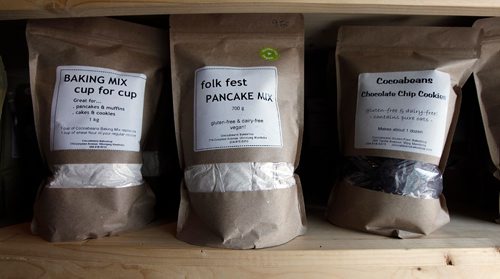 PHIL HOSSACK / WINNIPEG FREE PRESS  -  Cocoabeans Restaurant Review - Cocoabean baking mixes ready for home or festival......Alison Gilmore tale.!  -  May 19,  2017