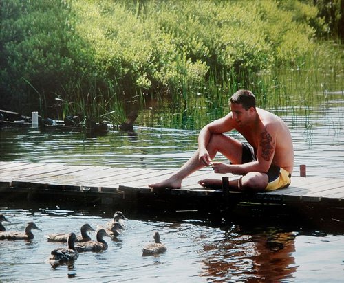 PHIL HOSSACK / WINNIPEG FREE PRESS  -   Bruce Oake feeds ducks in this family snapshot. See Randy Turner feature.   -  May 22 2017