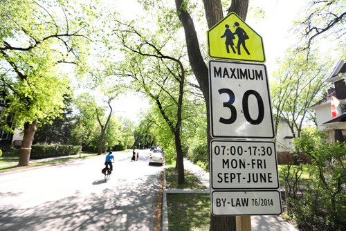 RUTH BONNEVILLE /  WINNIPEG FREE PRESS

Photo enforcement school zones signs and camera is set up on Grosvenor Ave. Wednesday afternoon.
See story on people being ticketed by cameras from photo enforcement camera in school zones on holidays when kids are not in school.  


May 24, 2017