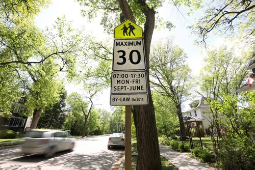 RUTH BONNEVILLE /  WINNIPEG FREE PRESS

Photo enforcement school zones signs and camera is set up on Grosvenor Ave. Wednesday afternoon.
See story on people being ticketed by cameras from photo enforcement camera in school zones on holidays when kids are not in school.  


May 24, 2017