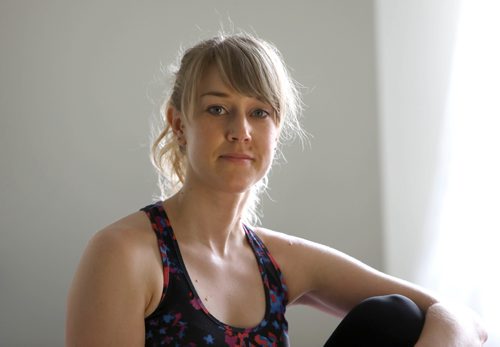 RUTH BONNEVILLE /  WINNIPEG FREE PRESS

Portraits of Jen Davenport doing yoga at Be Yoga in st. Boniface. For story on  a 30-ish teacher with MS who tries to remain as active as possible for Monday's health feature.
 

May 27, 2017