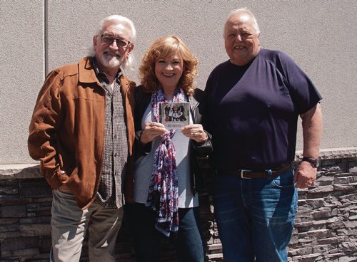 Canstar Community News (From left) Larry Ruppel, Linda Burgess Ruppel, and Gord Kudlak of the musical group REWiND are preparing to launch their new CD on June 10 at the Park Theatre. (SHELDON BIRNIE/CANSTAR/THE HERALD)
