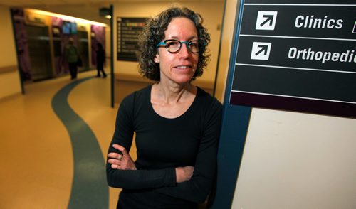 PHIL HOSSACK / WINNIPEG FREE PRESS  -   Dr Kim WIebe poses at HSC, she leads the provinces Physician Assisted Suicide team. See Jane Gerster's story.  -  May 29 2017