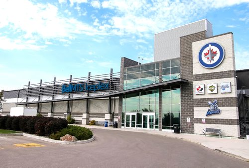 Artist rendering of new signs at Bell MTS Iceplex (formerly MTS Iceplex) in Winnipeg.