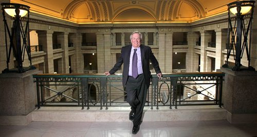 PHIL HOSSACK / WINNIPEG FREE PRESS  -  Dwight MacAulay, secretary, Order of Manitoba Advisory Council, and chief protocol officer for the province is retiring and his last day is tomorrow. See story.   -  May 30 2017