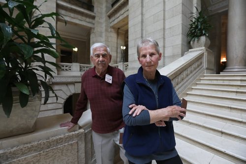 RUTH BONNEVILLE /  WINNIPEG FREE PRESS

Claudette Wills and Harold Granke managed to get 1,500 Concordia area residents to sign a petition to keep Concordia Emergency open.  They presented book of names to PC caucus Tuesday in Legislative Builidng.
See Nick Martin story. 


May 30, 2017