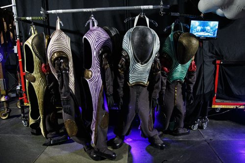 MIKE DEAL / WINNIPEG FREE PRESS
Backstage under the Big Top at Cirque du Soleil's production of Kurios which will be running from June 2 to July 9th.
170531 - Wednesday, May 31, 2017.