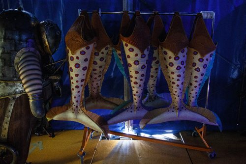 MIKE DEAL / WINNIPEG FREE PRESS
Backstage under the Big Top at Cirque du Soleil's production of Kurios which will be running from June 2 to July 9th.
170531 - Wednesday, May 31, 2017.