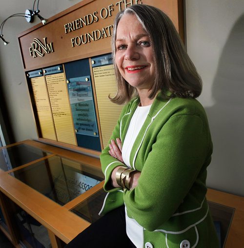 PHIL HOSSACK / WINNIPEG FREE PRESS  -   Executive director of the Manitoba College of Nursing Katherine Stansfield poses at her Winnipeg Offices Thursday, story is about the latest CIHI report on the evolving nursing workforce across Canada, will focus on Manitoba, See Jane's story. Jun 1, 2017