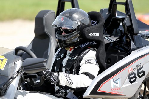 TREVOR HAGAN / WINNIPEG FREE PRESS
Myles Kraut participating in the first ever Slingshot Racing Cup in Gimli took place Thursday, June 1, 2017.