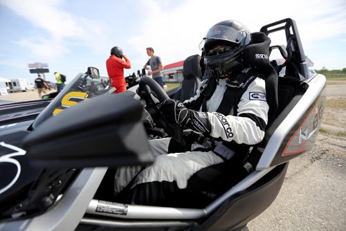 TREVOR HAGAN / WINNIPEG FREE PRESS
Myles Kraut participating in the first ever Slingshot Racing Cup in Gimli took place Thursday, June 1, 2017.