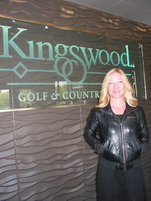 Canstar Community News May 30, 2017 - Kingswood Golf & Cluntry Club president Christie Houston stands inside the entrance of the newly renovated clubhouse in La Salle. (ANDREA GEARY/CANSTAR COMMUNITY NEWS)