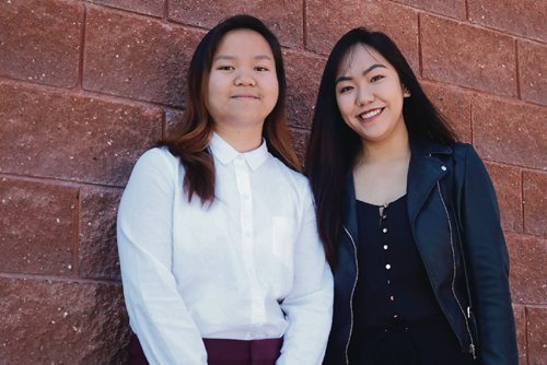 Canstar Community News May 31, 2017 - Abgail Tan and Gwen Balagtas represented Canada at the Global Travel and Tourism Partnership competition in Nice, France. (LIGIA BRAIDOTTI/CANSTAR COMMUNITY NEWS/TIMES)