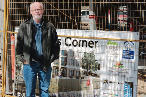 Canstar Community News June 1, 2017 - Jim Silver, professor and chair of the University of Winnipegs department of Urban and Inner-city Studies in front of what will be the Merchants Corner. (LIGIA BRAIDOTTI/CANSTAR COMMUNITY NEWS/TIMES)