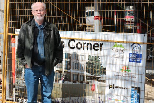 Canstar Community News June 1, 2017 - Jim Silver, professor and chair of the University of Winnipegs department of Urban and Inner-city Studies in front of what will be the Merchants Corner. (LIGIA BRAIDOTTI/CANSTAR COMMUNITY NEWS/TIMES)
