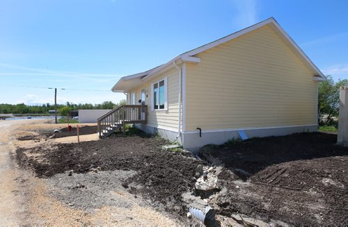 WAYNE GLOWACKI / WINNIPEG FREE PRESS

One of the many new homes at the Dauphin River First Nation. The community is still under an evacuation notice.  For Bill Redekop story. June 9  2017