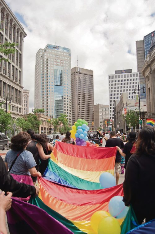 Canstar Community News June 4, 2017 -Pride Winnipeg hosted its 30th parade on June 4 from Memorial Park to The Forks. (DANIELLE DA SILVA/CANSTAR/SOUWESTER)