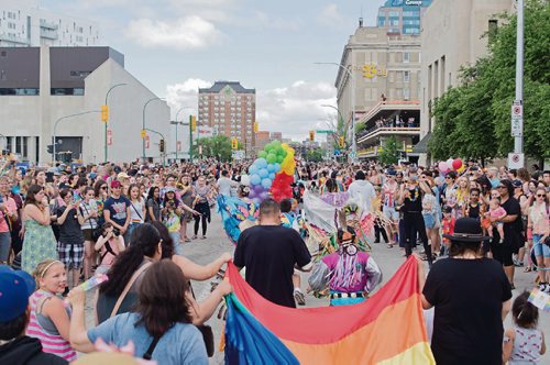 Canstar Community News June 4, 2017 -Pride Winnipeg hosted its 30th parade on June 4 from Memorial Park to The Forks. (DANIELLE DA SILVA/CANSTAR/SOUWESTER)