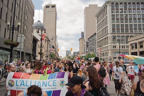 Canstar Community News June 4, 2017 -Pride Winnipeg hosted its 30th parade on June 4 from Memorial Park to The Forks. (DANIELLE DA SILVA/CANSTAR/SOUWESTER)